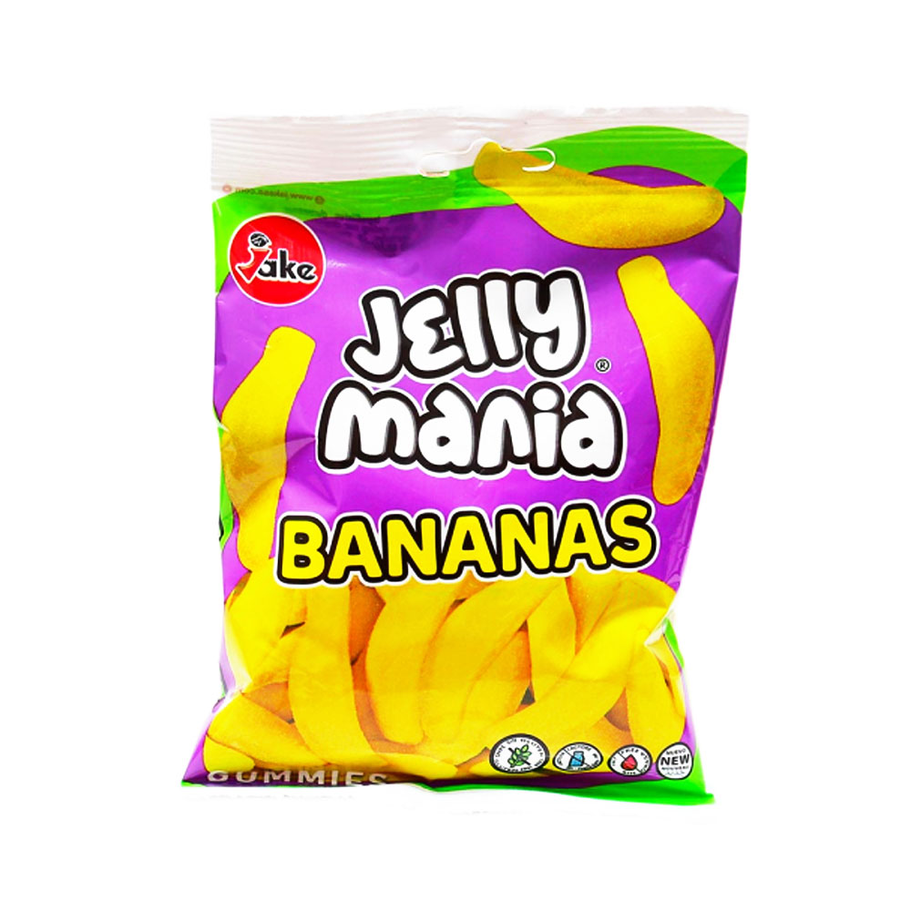 JAKE - Jelly Mania BANANES / BANANES Gomme HALAL 100G x 18