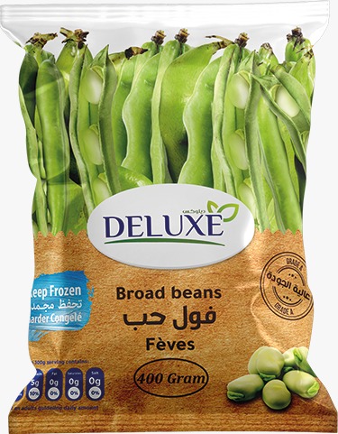 FROZEN Broad Beans DELUXE 400 G X 20