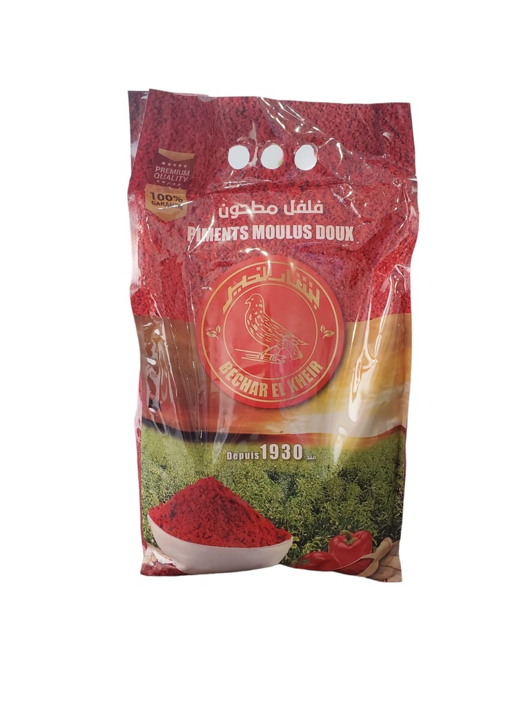 Piments Moulu Doux -Paprika - BECHAR EL KHEIR Sachet 5kg