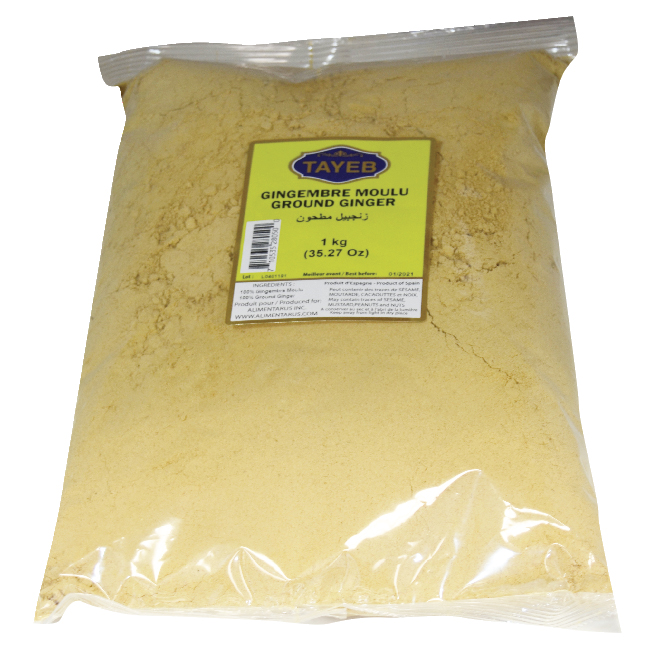 Gingembre moulu TAYEB - Sachet 1 kg