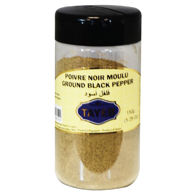 Ground Black Pepper TAYEB - Jar 150g
