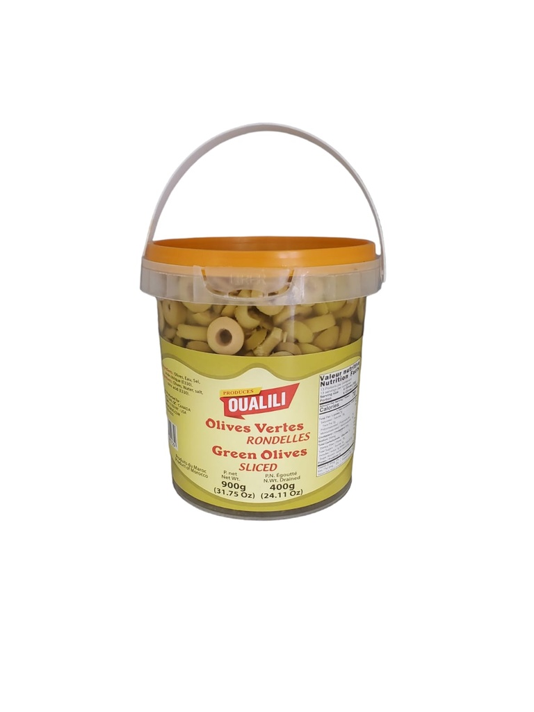 Olives vertes tranchées OUALILI 950g
