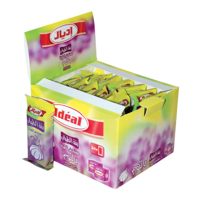 Broth cube IDEAL HALLAL Garlic 8 Boites x 24 (DAMTI)