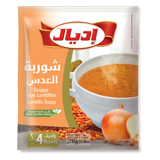 Lentil Soup IDEAL (80g x 12) x 6