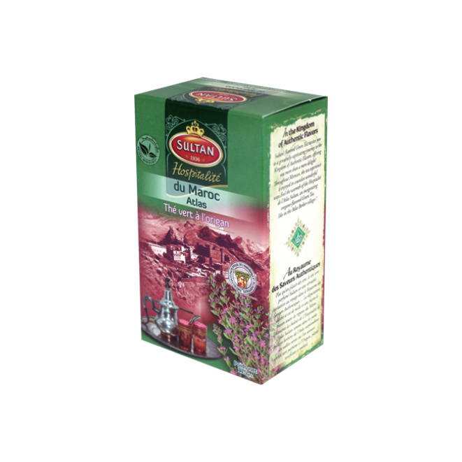 Green tea Chaara with Oregano SULTAN 100g - HOSPITALITY COLLECTION