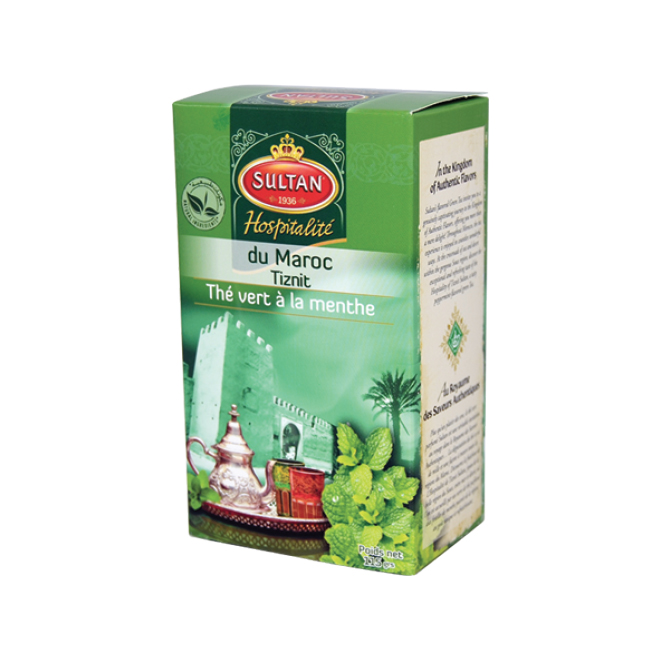 Thé Vert Chaara à la Menthe SULTAN 95g - COLLECTION HOSPITALITÉ