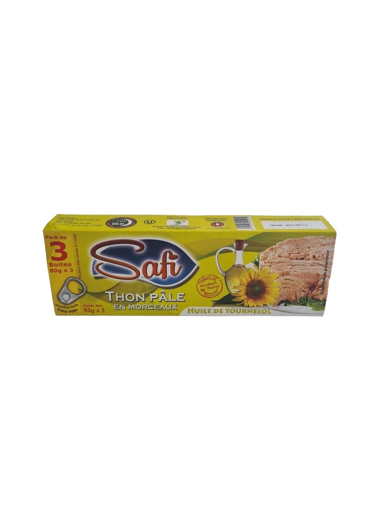Thon à l'Huile de Tournesol SAFI (Pack 3)