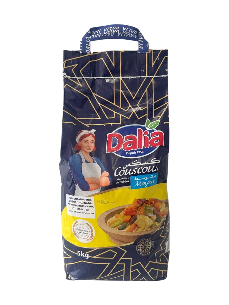Couscous Moyen DALIA 5 kg