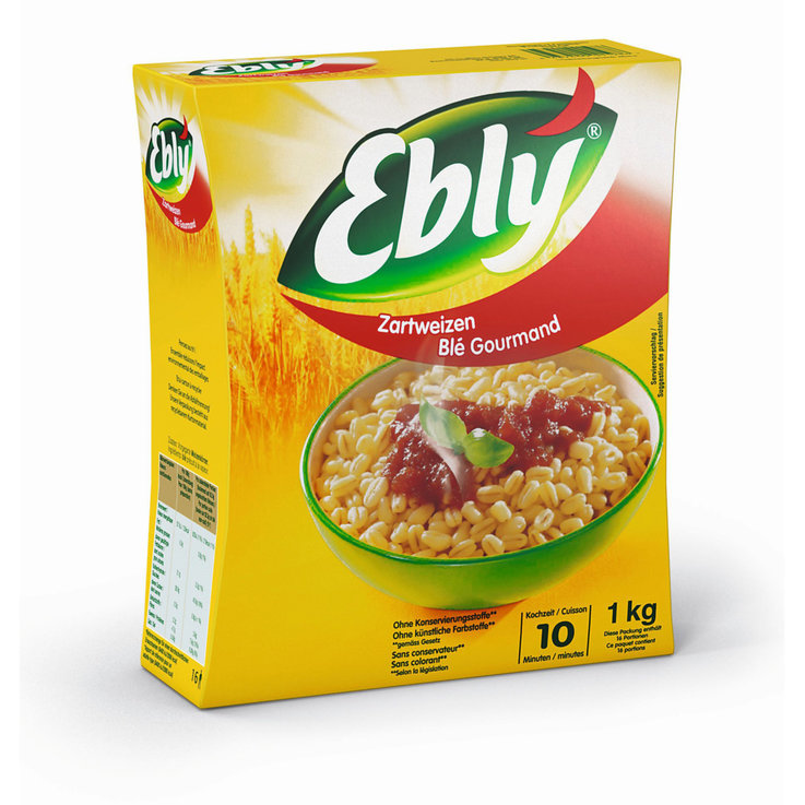 EBLY precooked wheat 1kg x 10