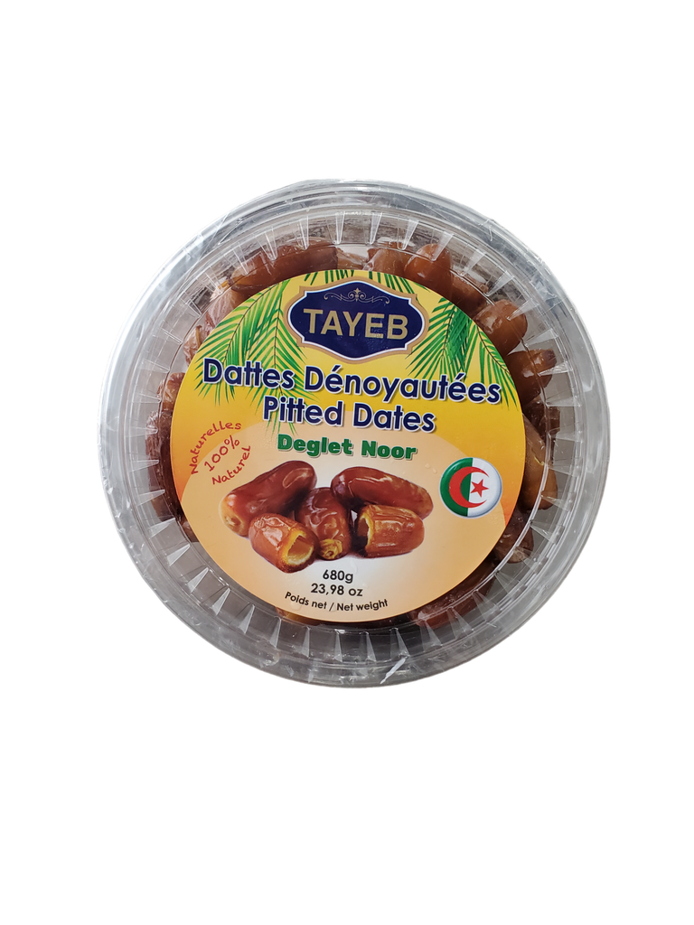 Dattes Deglet Nour DÉNOYAUTÉES d'Algérie 680g x 12