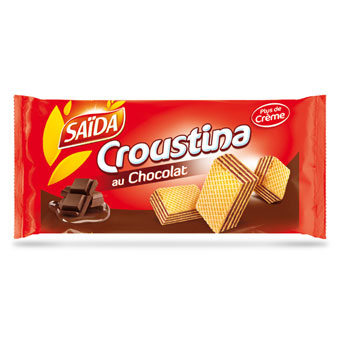 CROUSTINA CHOC GF 100G X 24