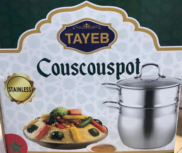 Couscoussière en Acier Inoxydable 4L