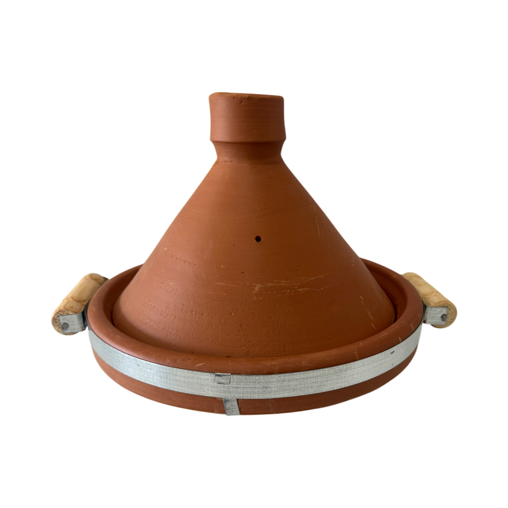 Tajine TAYEB 25cm - Conique Nature avec métal