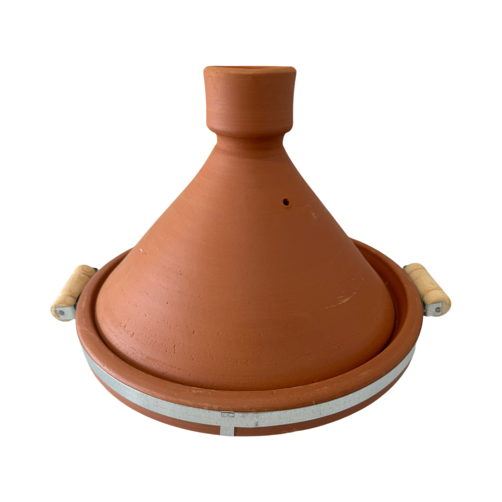 Tajine TAYEB 35cm - Conique Nature avec métal