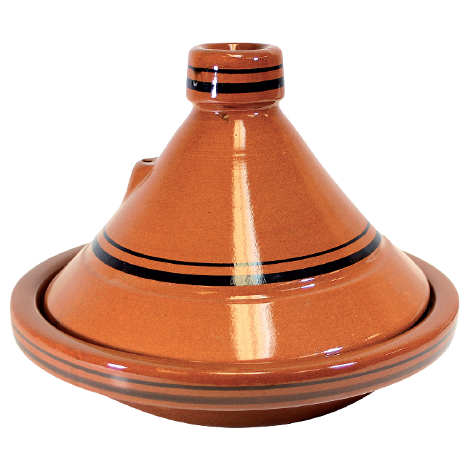 Tajine 25 cm Miel ***Boite Assiettes + Boite Chapeaux ***