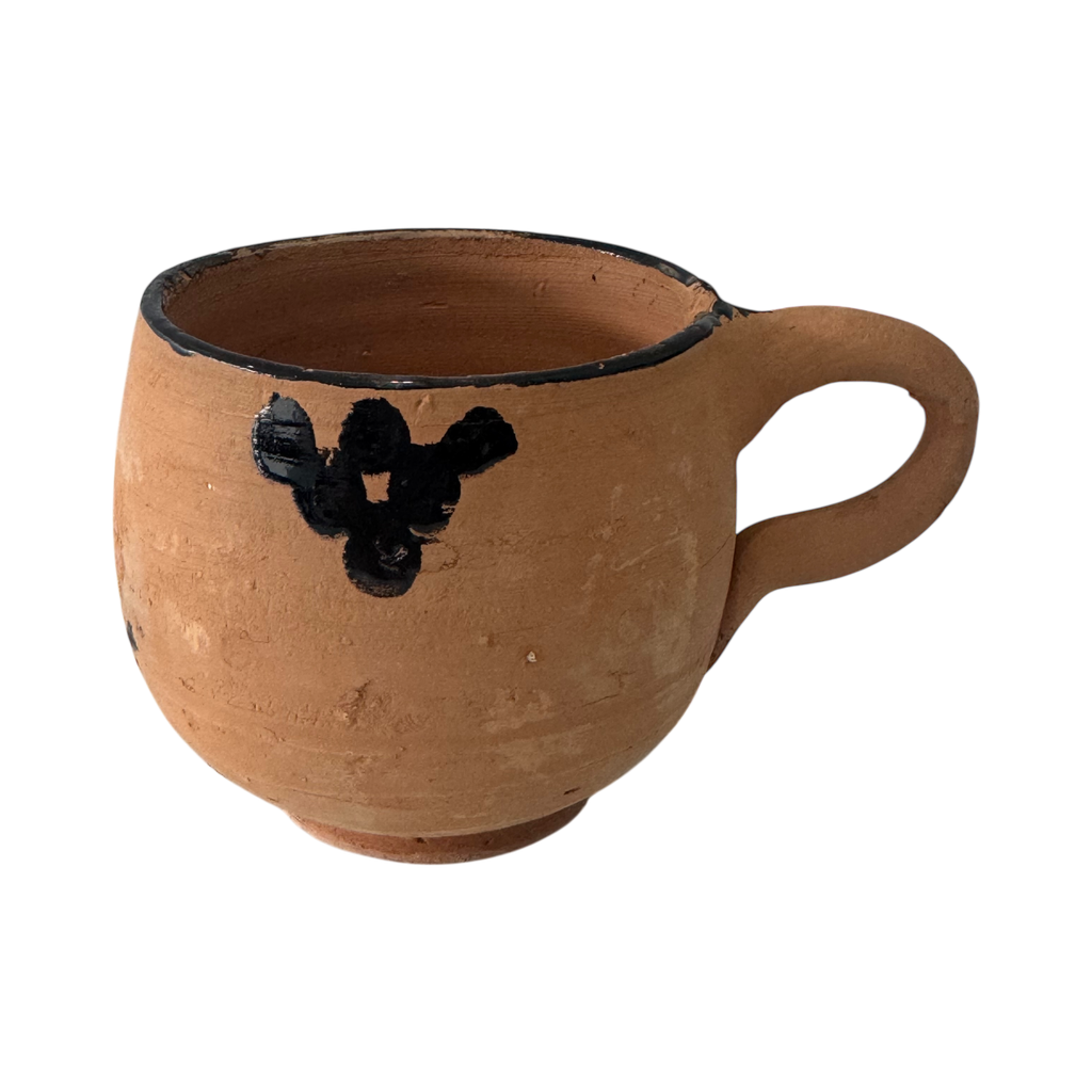 MUG en Tetrre Cuite Décoré 10cm x 6