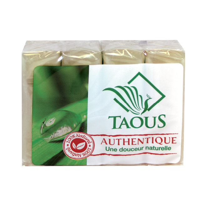 Naturel soap TAOUS (125g x 4) x 24