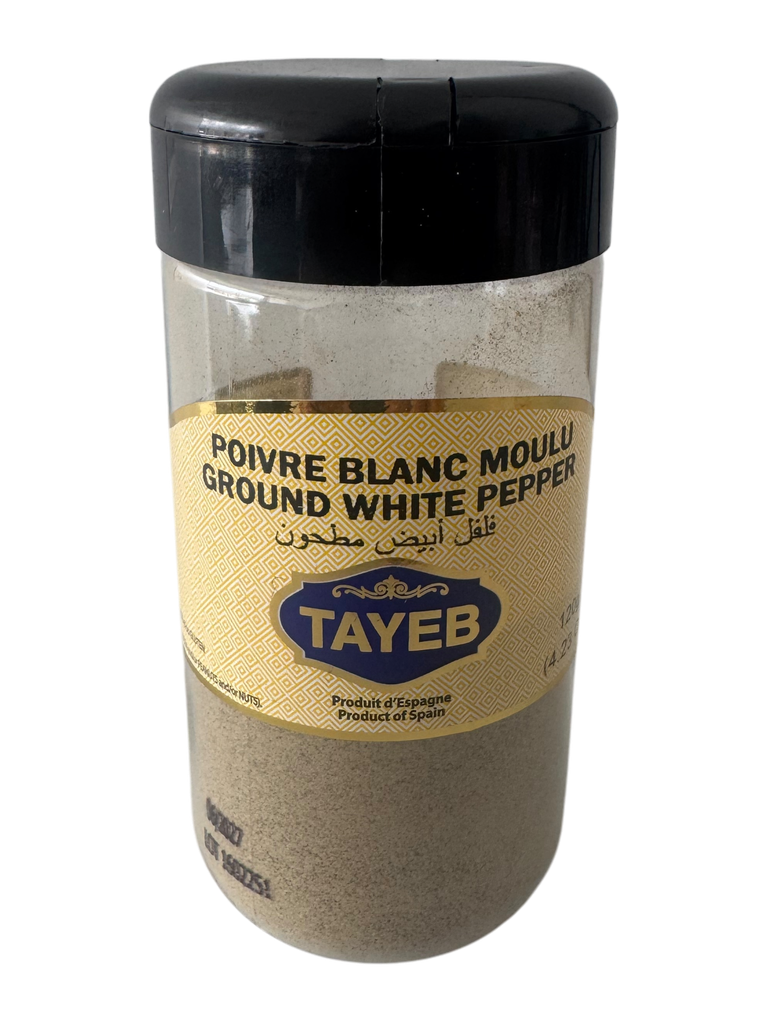 Poivre Blanc moulu TAYEB - Bocal 120g