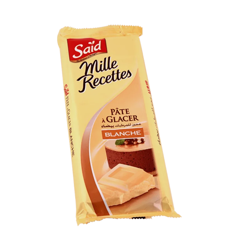Chocolat Pate à glacer Blanche SAID 500g