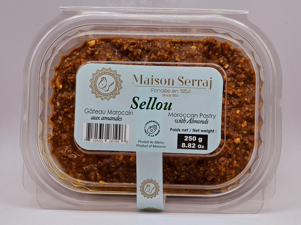MAISON SERRAJ - Moroccan Pastry SELLOU 250g