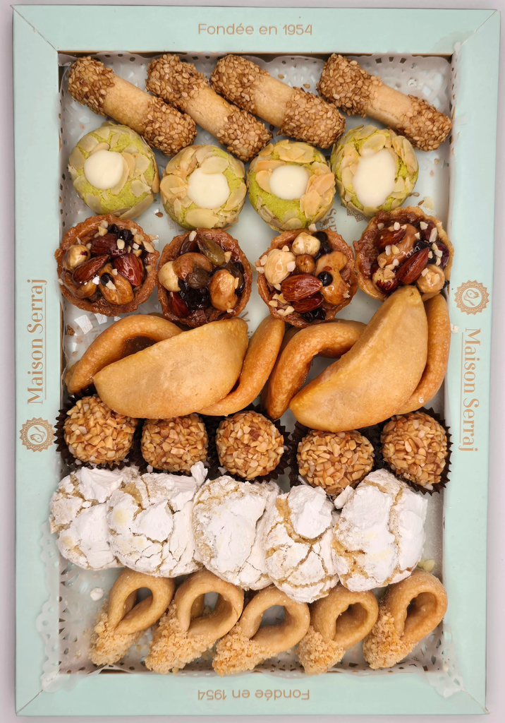 Gateaux Marocains PLATEAU BELDI VARIÉ 600g x 8