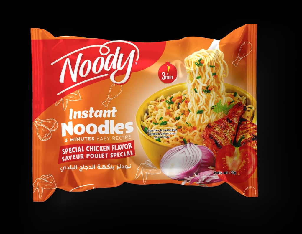 Pack Nouilles Instantanées NOODY Saveur Poulet Special