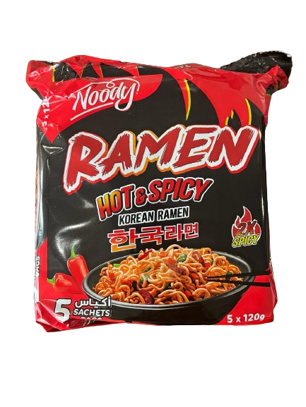 Pack Ramen Noodles Hot & Spicy NOODY