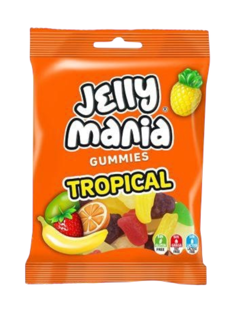 JAKE - Jelly Mania TROPICAL / Gum HALAL 100G x 18