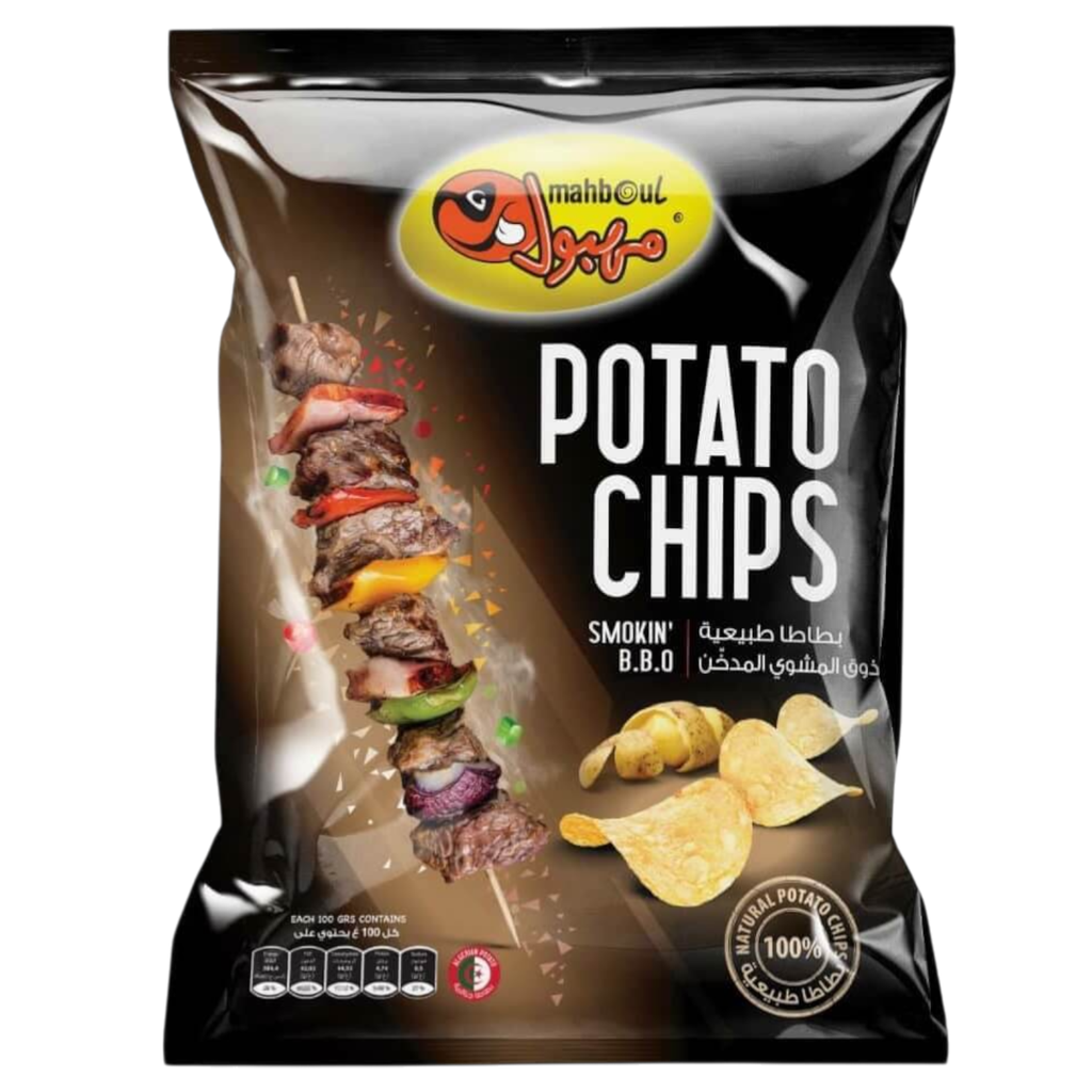 MAHBOUL BBQ Potato Chips 85g x 10