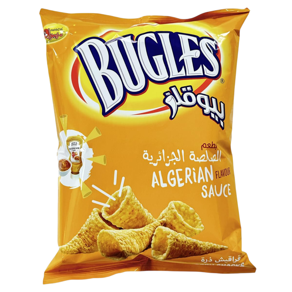 MAHBOUL BUGLES ALGERIAN SAUCE Corn Snacks 120g x 10