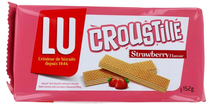 LU Biscuit Croustille Strawberry 152g x 24