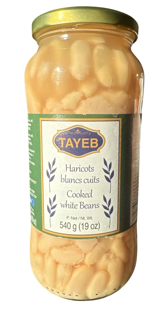 TAYEB Haricots Blancs Cuits 540g x 12