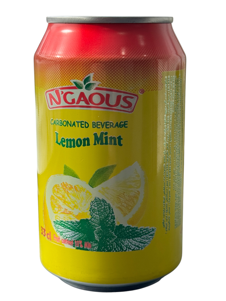 N'GAOUS Lemon Mint drink can 33cl x24