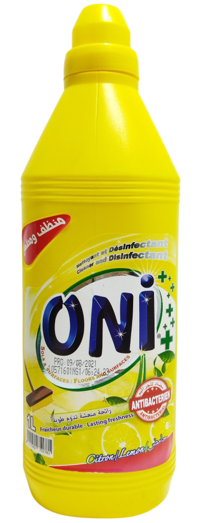 ONI Lemon Floor Cleaner 1L x 18