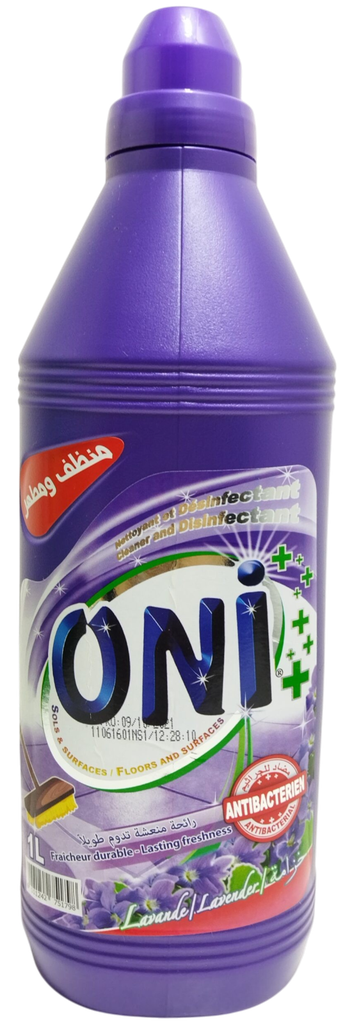 ONI Nettoyant de Sol Lavande 1L x 18