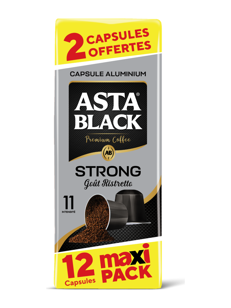ASTA Café STRONG BLEND 10 Capsules (Intensité 11) x 12