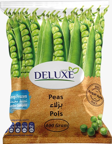 [CGP400G] FROZEN Peas DELUXE 400 G X 20