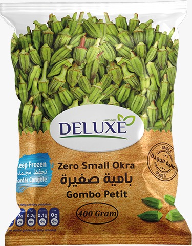 [CGOZP400G] FROZEN Zero Small Okra DELUXE 400 G X 20