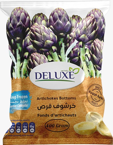 [CGFA400G] FROZEN Artichokes Bottoms DELUXE 400 G X 20