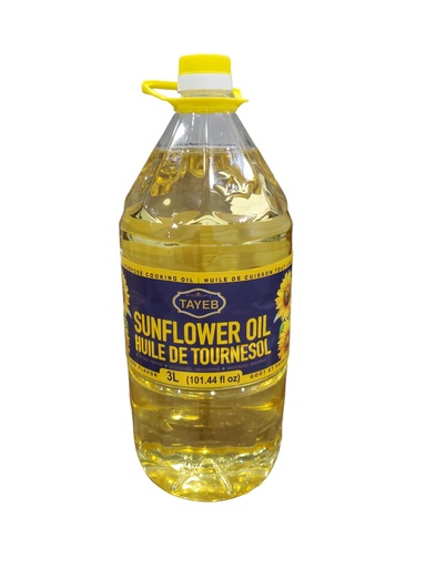 [HTT3LX3] TAYEB Sunflower oil 3L
