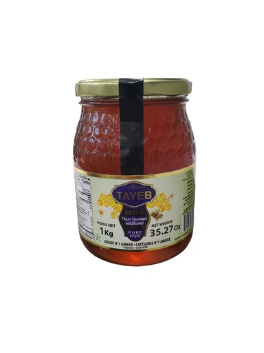 [MTFS1kg] TAYEB Wildflower honey 1 Kg