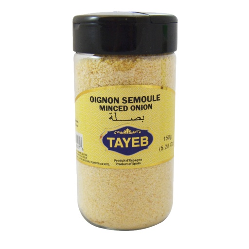 [ETBONS130G] Granulated Onion TAYEB - Jar 130g x 12
