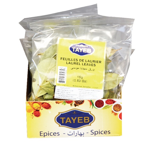 [ETSFL15G] Feuilles Laurier TAYEB - Sachet 15g