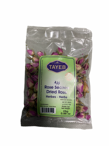 [ETSRS25gx24] Dried rose TAYEB - Bag 25g