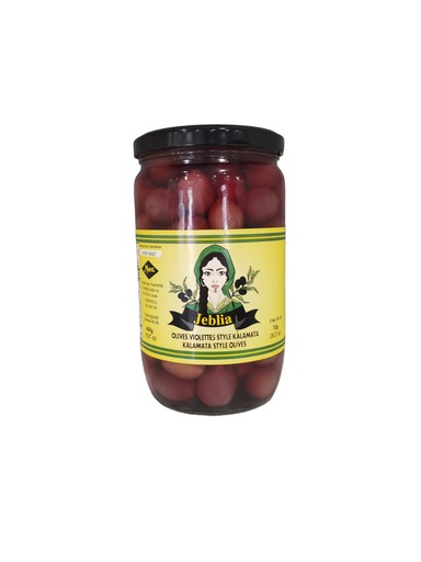 [JBOVK72CL] JEBLIA Kalamata Style Olives Bocal 72cl x 8