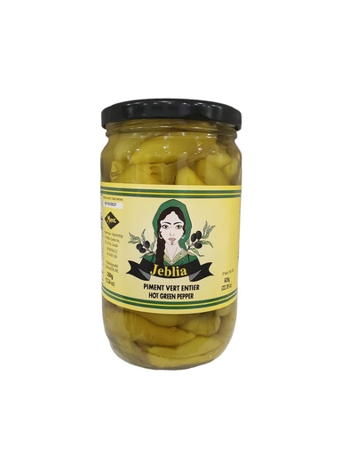 [JBPVE72CL] JEBLIA Hot Green Pepper Bocal 72cl x 8