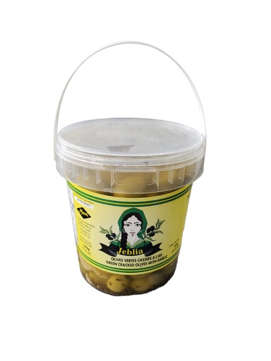 [JBOVCA940G] JEBLIA Broken Green Olives & Garlic 940G x 12