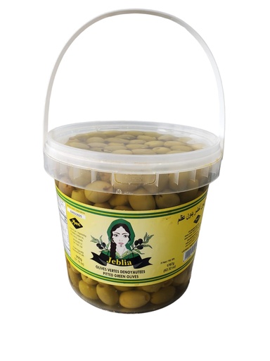 [JBOVD1.7KG] JEBLIA Pitted Green Olives 1.7 KG x 6