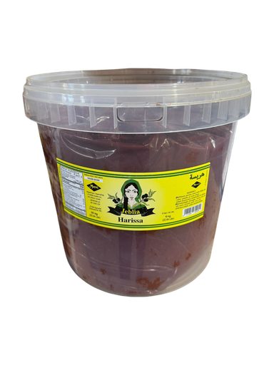 [JBPPH10KG] JEBLIA Purée de Piment - Harissa 10 kg