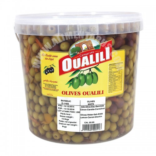 [OMXO7Kg] Olives Mixtes OUALILI 7kg